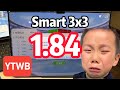 1.84 Smart 3x3 YTWB Xuanyi Geng | 1-Look F2L | LL Skip