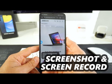 How to Take a Screenshot and Screen Record on Samsung Galaxy A15 5G