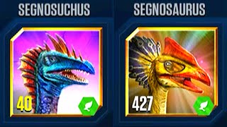 SEGNOSUCHUS VS SEGNOSAURUS | JURASSIC WORLD THE GAME