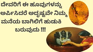 ದೇವರಿಗೆ ಈ ಹೂವುಗಳನ್ನು ಅರ್ಪಿಸಿದರೆ ಅದೃಷ್ಟವೇ ನಿಮ್ಮ ಮನೆಗೆ ಬಾಗಿಲಿಗೆ ಹುಡುಕಿ ಬರುವುದು! Pooja mahiti