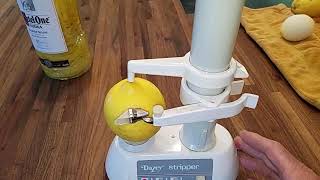 Zesting Lemons the easy way.