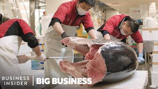 How A 600 Pound Tunafish Sells For $3 Million At The Largest Fish Market In The World | Big Business