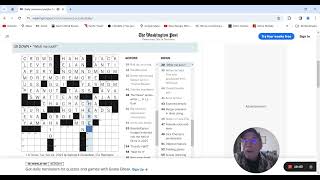 Washington Post Crossword: 10-24-23