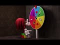 sonic tails and knuckles the wheel of fortune fnf 3d animation