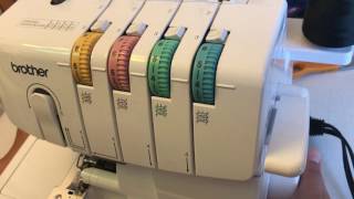 Easy Fast Ruffles Less than a Minute!!! * using Brother Serger 1034D, 1634D, 929D