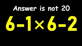 Only 1 in 5 Can Solve This Math Problem!