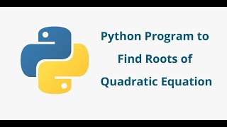 Python Program to Solve Quadratic Equation #olevelinhindi #python
