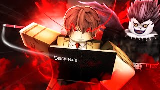 This DEATH NOTE Roblox Game Is Amazing!