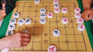 街头象棋实战，经典套路全面封锁，步步为营，弃马双车点要害！