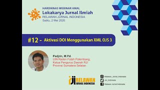 Aktivasi DOI Menggunakan XML OJS 3