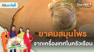 ยาดมสมุนไพรจากเครื่องเทศในครัวเรือน | สีสันวาไรตี้ | วันใหม่วาไรตี้ | 26 ก.ค. 65