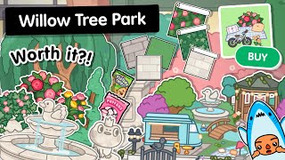 Toca Life World | Willow Tree Park Review! 🌳 is it worth it? (OUT NOW!)