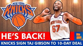 BREAKING: Knicks SIGN Taj Gibson To 10-Day Contract + Latest Knicks Rumors on DeMar DeRozan