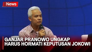 Bacapres Perindo Ganjar Pranowo Tanggapi Sinyal Dukungan Presiden Jokowi