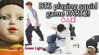 BTS playing SQUID GAME PART2