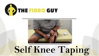 Self knee taping technique