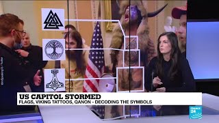 US Capitol stormed: Confederate flags, viking tattoos, QAnon... Decoding the symbols