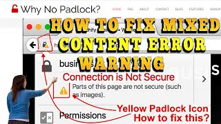 How to Fix Mixed Content Error on my WordPress site? [EASY FIX]☑️