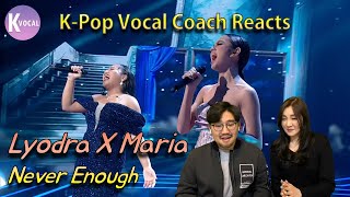 Download [K-pop Vocal Coach Reaction] LYODRA X MARIA - Never Enough (Indonesian Idol 2020) mp3