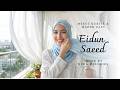EIDUN SAEED - Mesut Kurtis & Maher Zain | FEMALE COVER (AI Version) - Nura Melodies