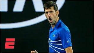 Novak Djokovic advances to face Rafael Nadal in 2019 Aussie Open Final | Australian Open Highlights
