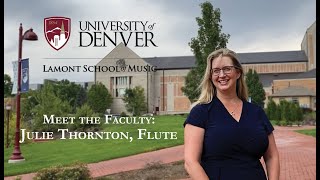 Meet the Faculty: Julie Thornton, flute