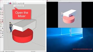 Unicorn Render Sketchup Plugin Tutorial Screen layout