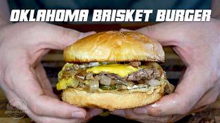 Oklahoma Onion BRISKET Burger! The Ultimate Fried Onion Cheesy Smashburger