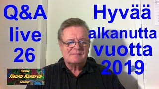 Hyvää alkanutta vuotta. Live 26