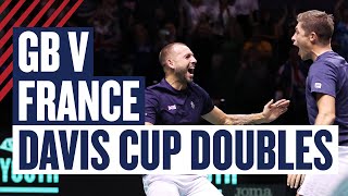 Highlights - Evans & Skupski v Mahut & Roger-Vasselin - GB v France - Davis Cup 2023 | LTA