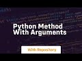 python method with arguments