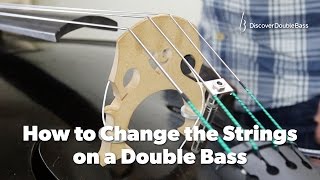 How to Change the Strings on a Double Bass