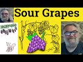🔵 Sour Grapes Meaning - Sour Grapes Examples - Sour Grapes Definition Fox and the Grapes Sour Grapes