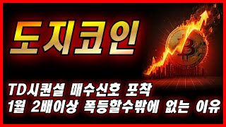 도지코인 드디어 기다리던 역대급 호재소식 떴다 1월 2배이상 폭등할 수 밖에 없는 이유