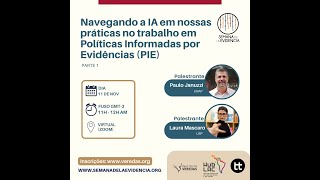 PARTE 1: Navegando a IA em nossas práticas no trabalho em PIE - Semana de la Evidencia 2024