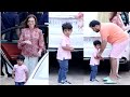 Akash Ambani With Son Prithvi Ambani Cute Video Welcome Isha Ambani Twins