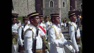 public duties 1st battalion royal malay regiment at windsor castle