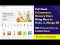 #4 Full Stack Next js E-commerce Project Tutorial with Tailwind CSS & Admin Panel #ecommercewebsite