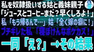 【スカッとする話】私を奴隷扱いする姑と義妹親子「ジュースとコーヒーまだ？早くしろよ！」私「もう帰るんで…」姑「全く嫁の癖に！」私「寝ぼけんなボケカス！」一同「え？」→その結果