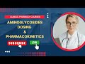 How To Dose Aminoglycosides? Clinical Pharmacy Course | Aminoglycosides Pharmacokinetics