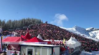 Lauberhorn 2020 - Beat Feuz winning run! Incredible crowd reaction @ Hundschopf! *WATCH WITH SOUND*