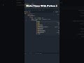Making Countdown Timer Using Python ⏳🔥 #shorts #python