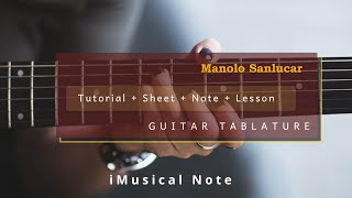 uitar TAB - Manolo Sanlucar : Panaderos Flamencos | Tutorial Sheet Lesson #iMn