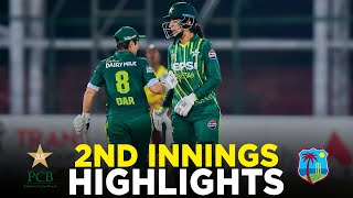 2nd Innings Highlights | Pakistan Women vs West Indies Women | 1st T20I 2024 | PCB | M2F2A