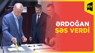 Prezident Ərdoğan səsvermədə iştirak edib