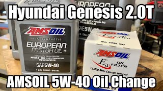 5W-40 Synthetic Oil Change - AMSOIL Widebody Genesis