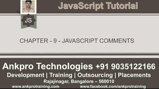 JavaScript for beginners - Chapter 9 - JavaScript Comments