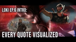 Every Quote Visualized (Marvel Intro)