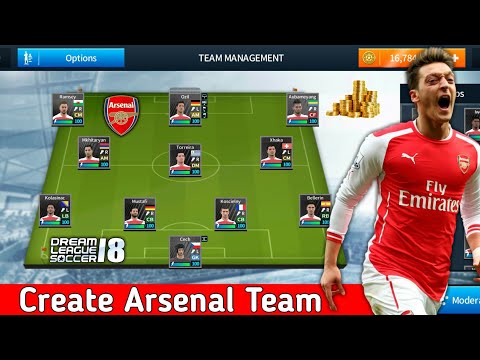 How To Create Arsenal Team In Dream League Soccer 2018