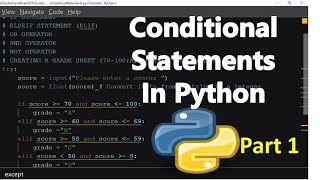 Conditional Statements in Python - Part 1
